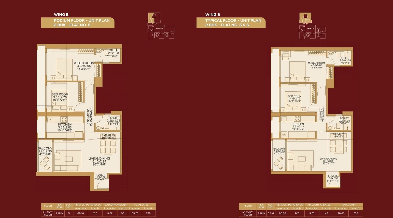 Dosti-604-Podium-Unit-Floor-Plan-Wing-B-2-BHK